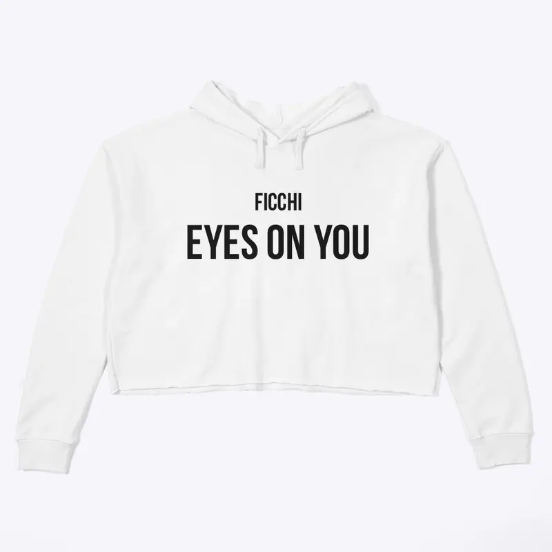 'Eyes on You' Crop Hoodie 